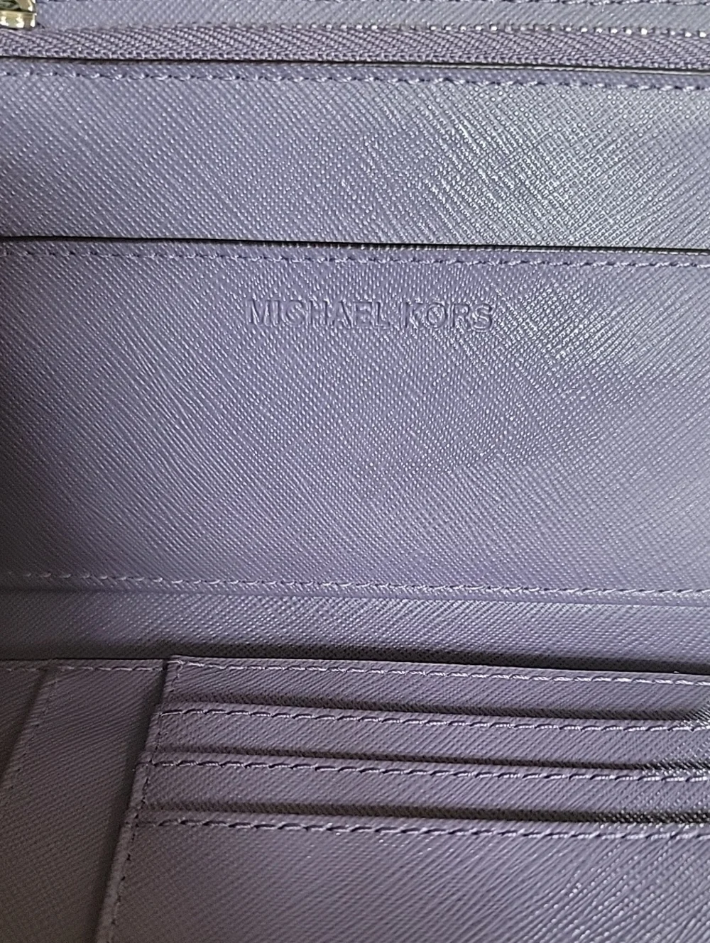 Michael Kors Lilac Saffiano  Card Wallet